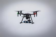 Vliegende drone